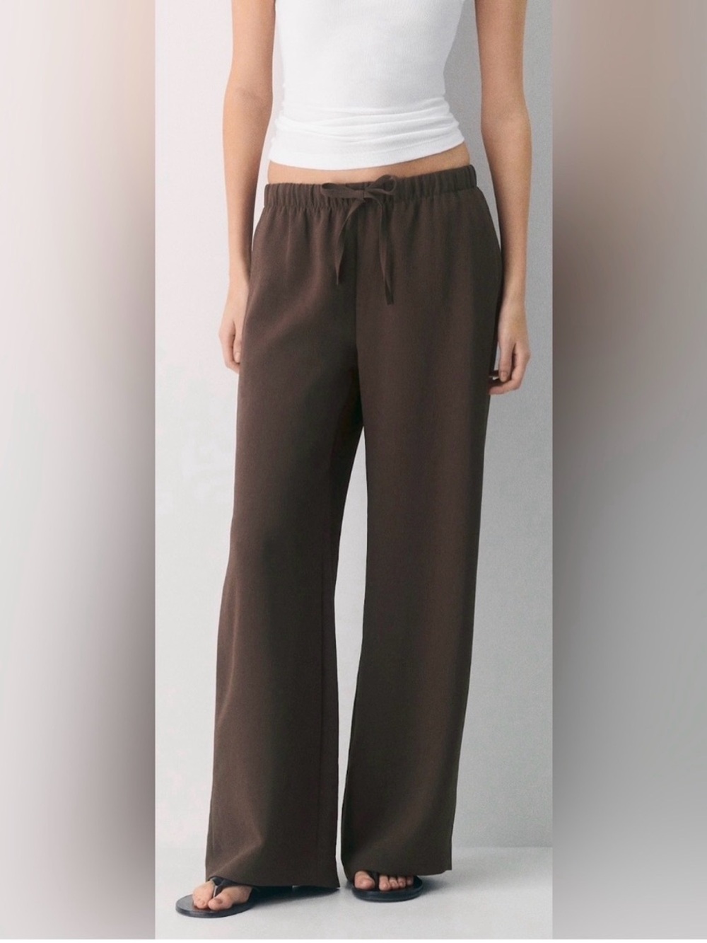 Aritzia Wilfred Lodge Pants- Crepette Rich Mocha Brown- NWT XS- Firm Price